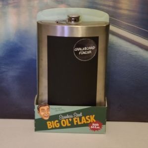 BIG FLASK w/ CHALKBOARD FINISH